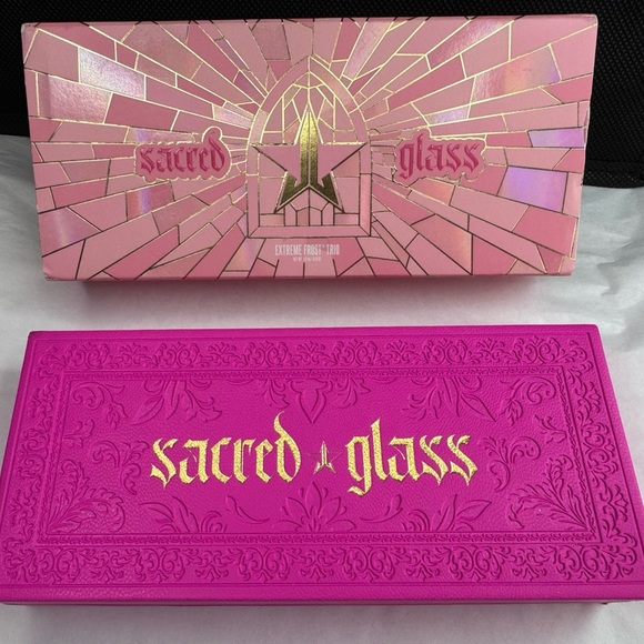 BRAND NEW Jeffree Star Pink Religion Sacred Glass Highlighter Palette RARE - Picture 2 of 5